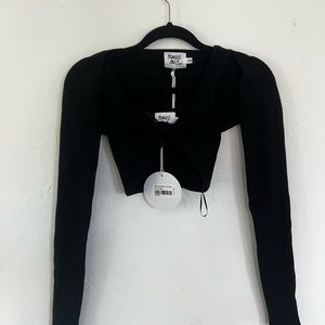 Princess polly 2 piece cropped sweater shirt